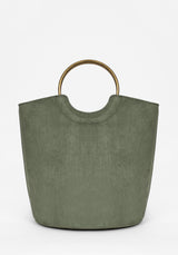 Chlora Handle Embroidered Bag