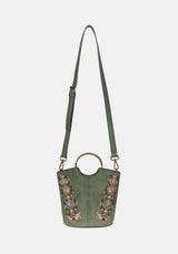 Chlora Handle Embroidered Bag