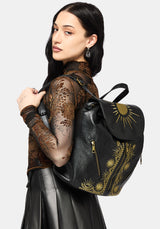 Lunara Celestial Embroidered Backpack