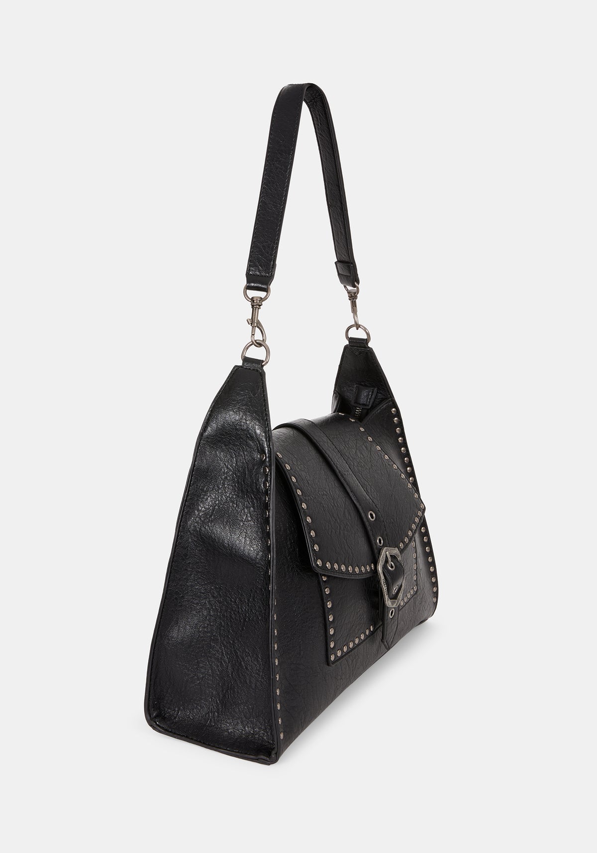 Trogan Rivet Buckle Shoulder Bag