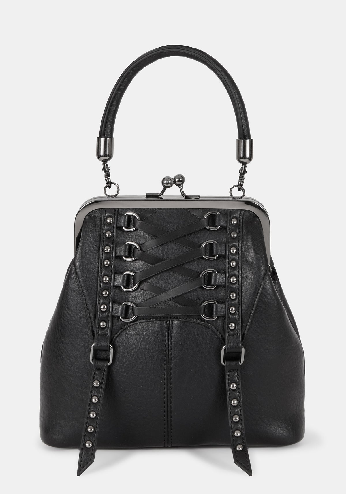 Ninelli Corset Kiss Lock Handle Bag
