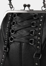 Ninelli Corset Kiss Lock Handle Bag