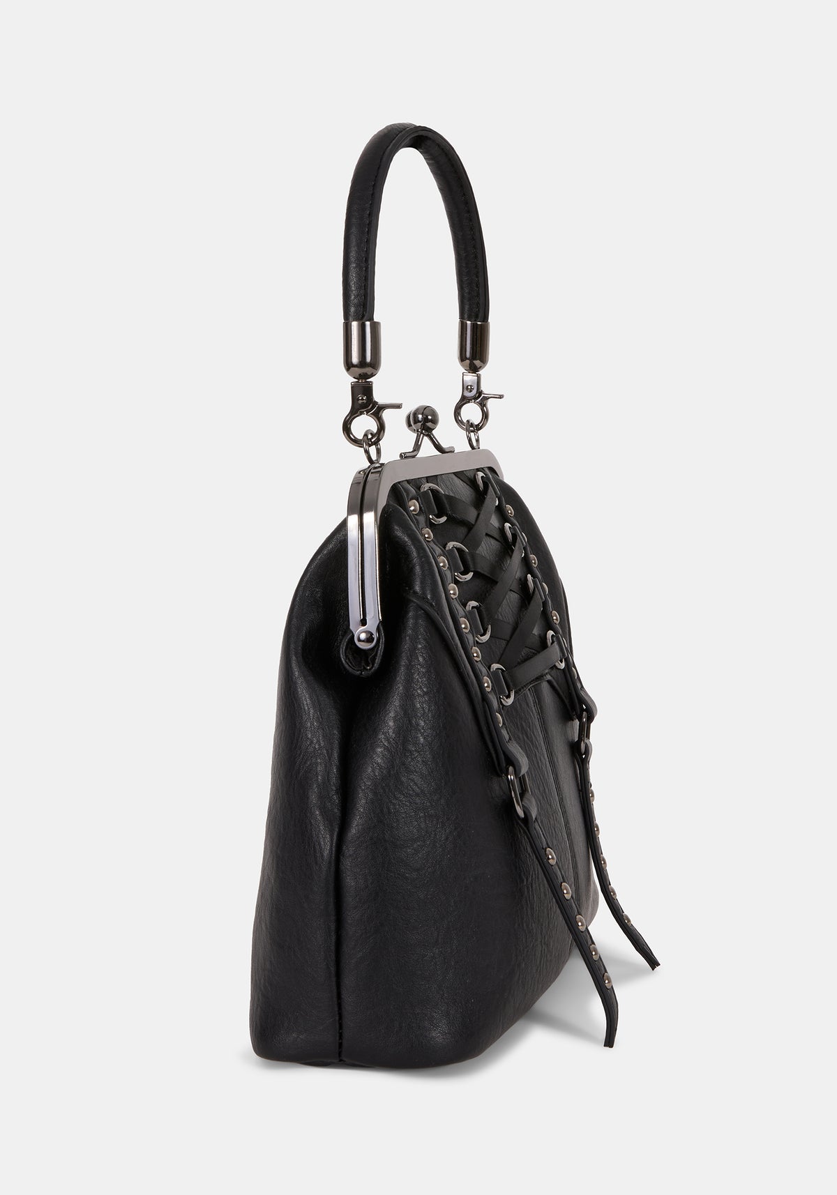 Ninelli Corset Kiss Lock Handle Bag