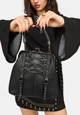 Ninelli Corset Kiss Lock Handle Bag