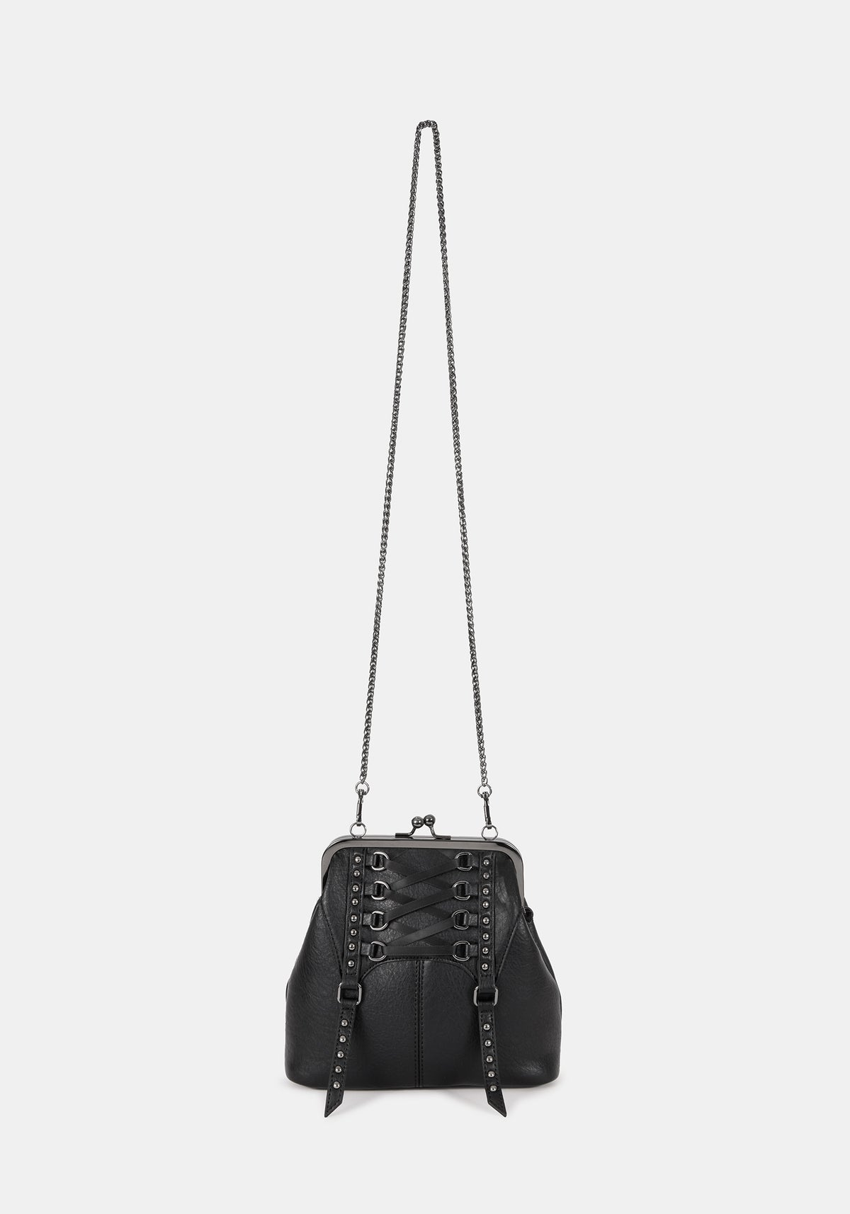 Ninelli Corset Kiss Lock Handle Bag
