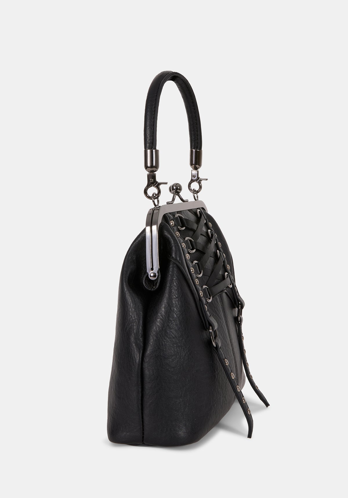 Ninelli Corset Kiss Lock Handle Bag