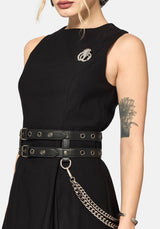 Kryne Eyelet Double Buckle Belt