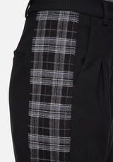 Plutone Spliced Check Straight Leg Trouser