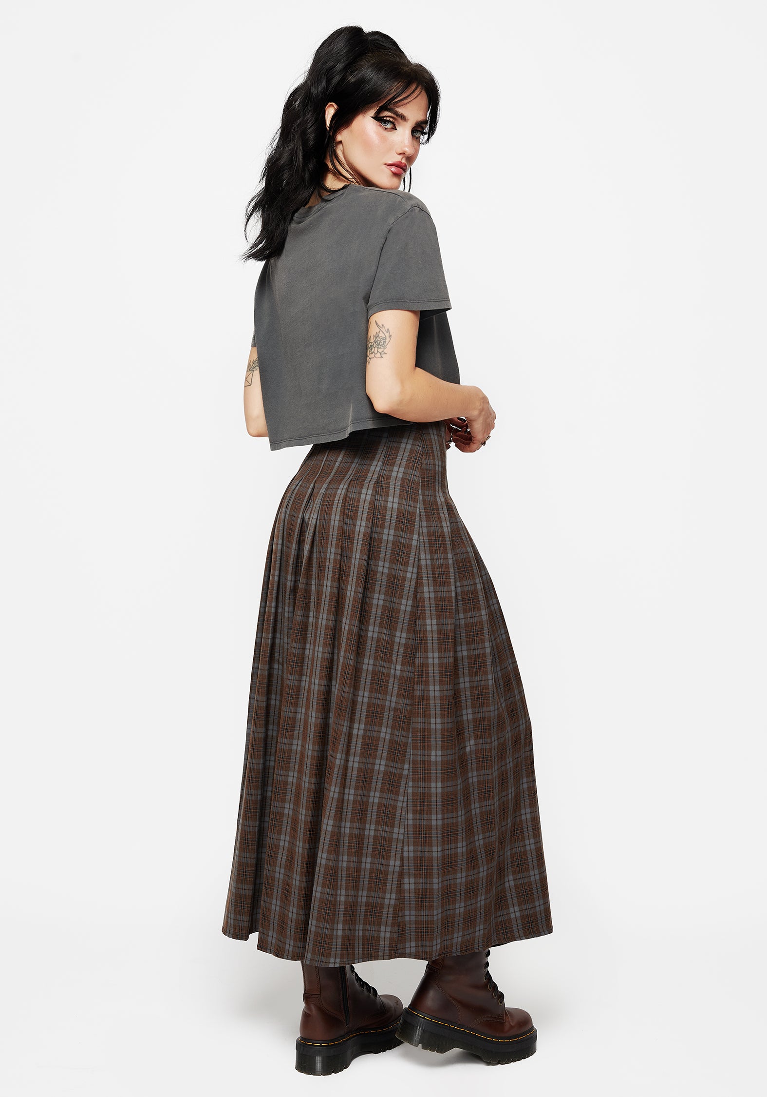 Drift Cotton-Blend Jersey Cropped T-Shirt