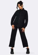 Ceres Cotton Moth Broderie Hem Trousers