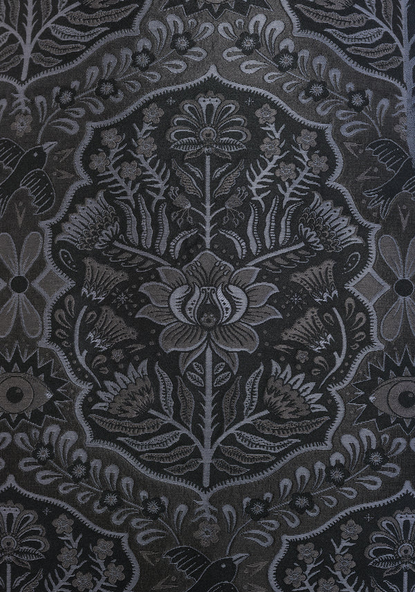 Nocturna Jacquard A Line Mini Skirt