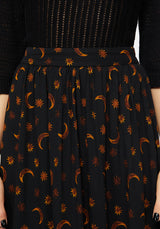 Elura Celestial Print Maxi Skirt