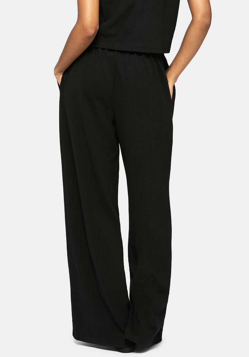 Aelin Sword Embroidered Wide Leg Ribbed Trouser – Disturbia