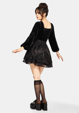 Spectre Layered Contrast Lining Mini Skirt