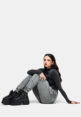 Sylph Fallen Dove Embroidered Cuffed Jogger