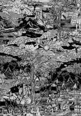 Nara Boudicca Printed Midaxi Dress