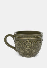 Ashwyn Witches Tile Debossed Mug - Green