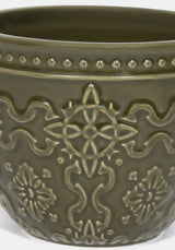 Ashwyn Witches Tile Debossed Mug - Green