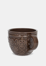 Ashwyn Witches Tile Debossed Mug - Brown