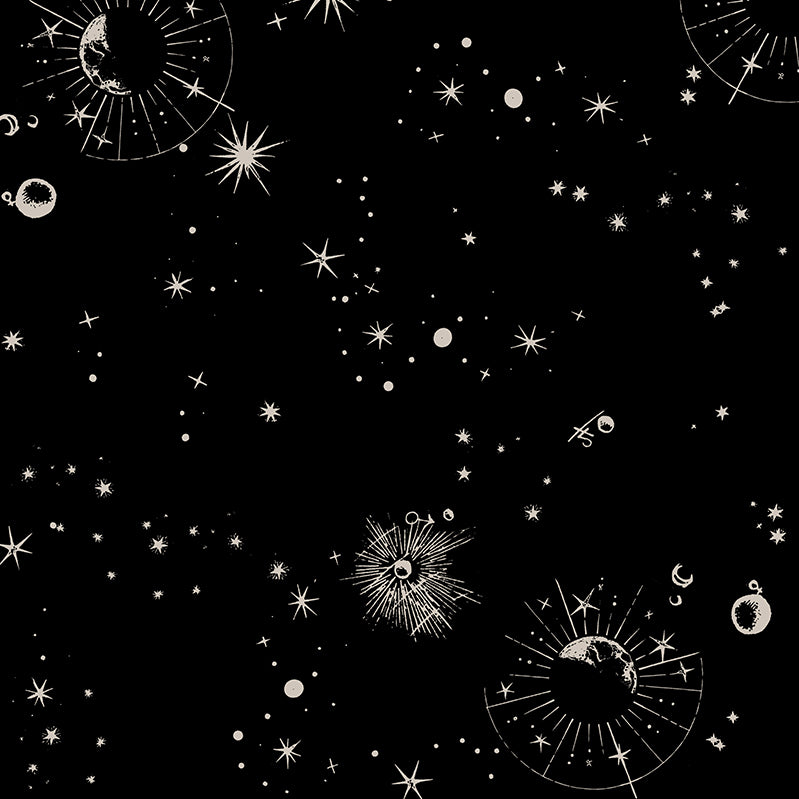 Comet Celestial Printed Handkerchief Hem Midaxi Skirt