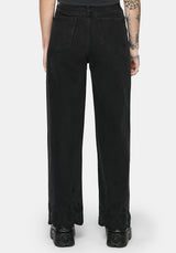 Ayr Broderie Straight Leg Denim Jean