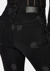 Selin Embroidered Denim Skinny Jean 24" / UK 6