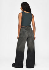 Zena Ombre Relaxed Wide Leg Jean