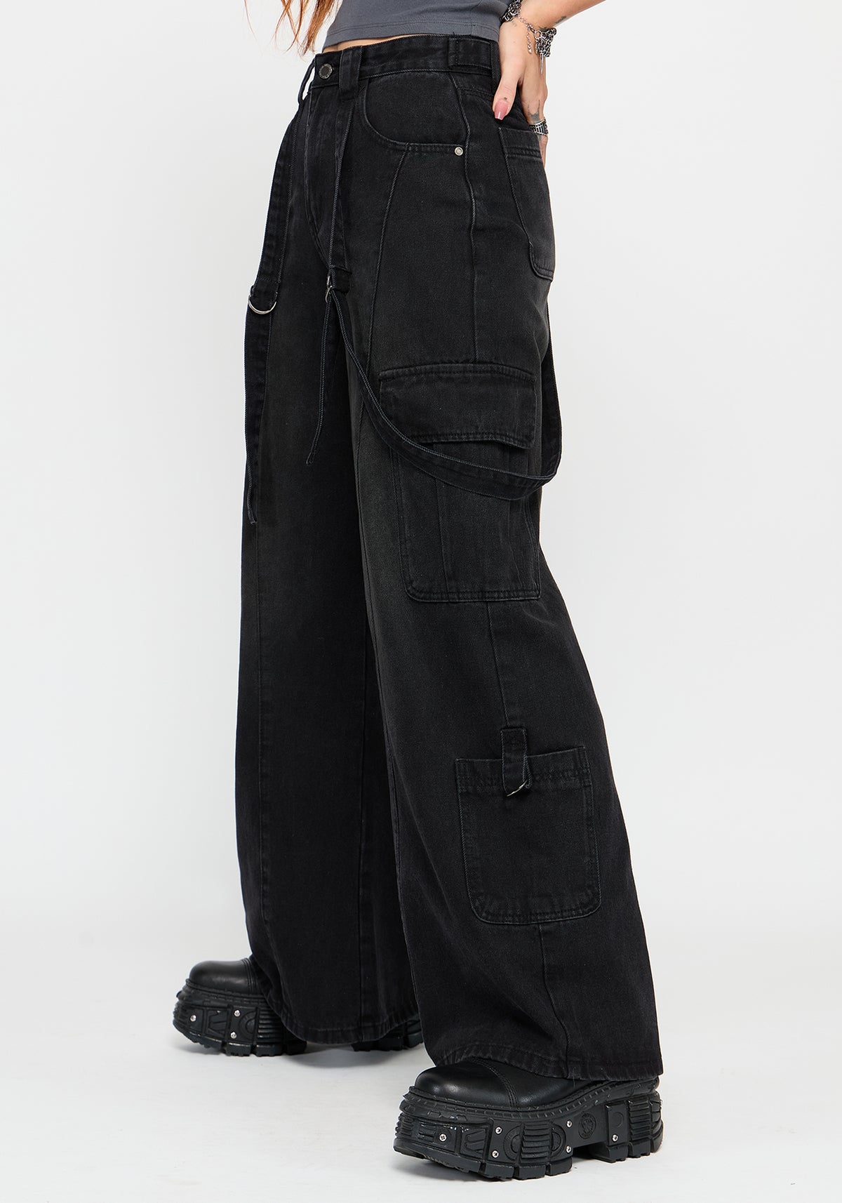 Rae Utility Relaxed Wide Leg Jean
