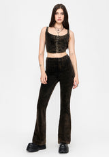 Reign Brushed Denim Flare Jean