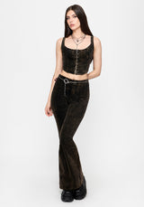 Reign Brushed Denim Flare Jean