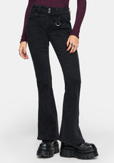 Ardian Seam Low Rise Kick Flare Jean