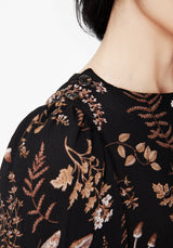 Luthien Shoulder Button Detail Mini Smock Dress