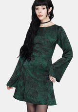 Solara Toile Print Mini Dress