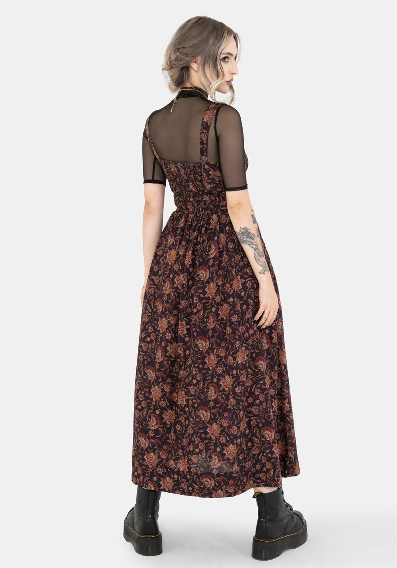 Skye Shirred Back Midaxi Dress