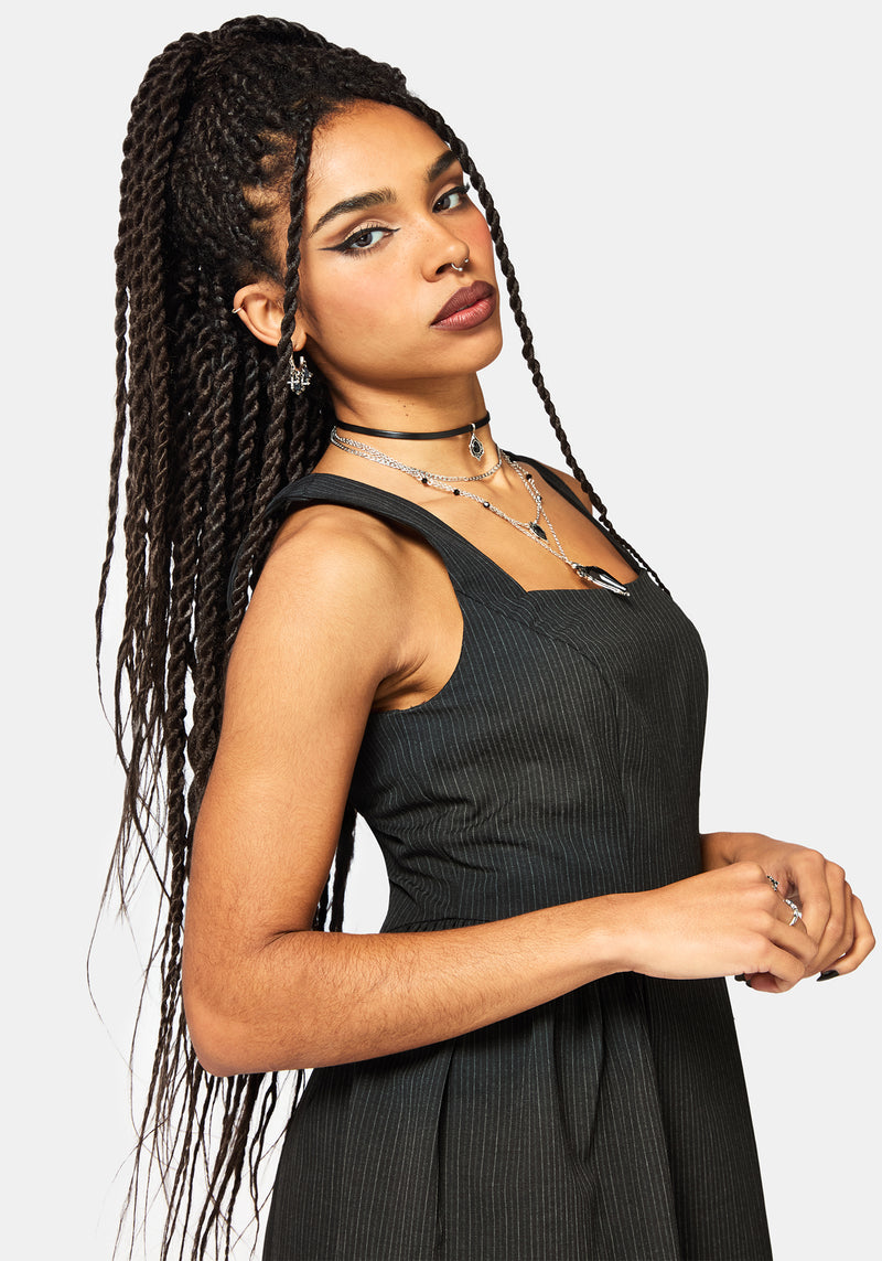 Cairn Stripe Corset Mini Dress