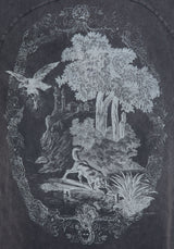 Wicked Toile Dropped Shoulder Cotton Tee Dress