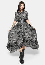 Nara Boudicca Printed Midaxi Dress