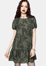 Orla Foxglove Mini Smock Dress