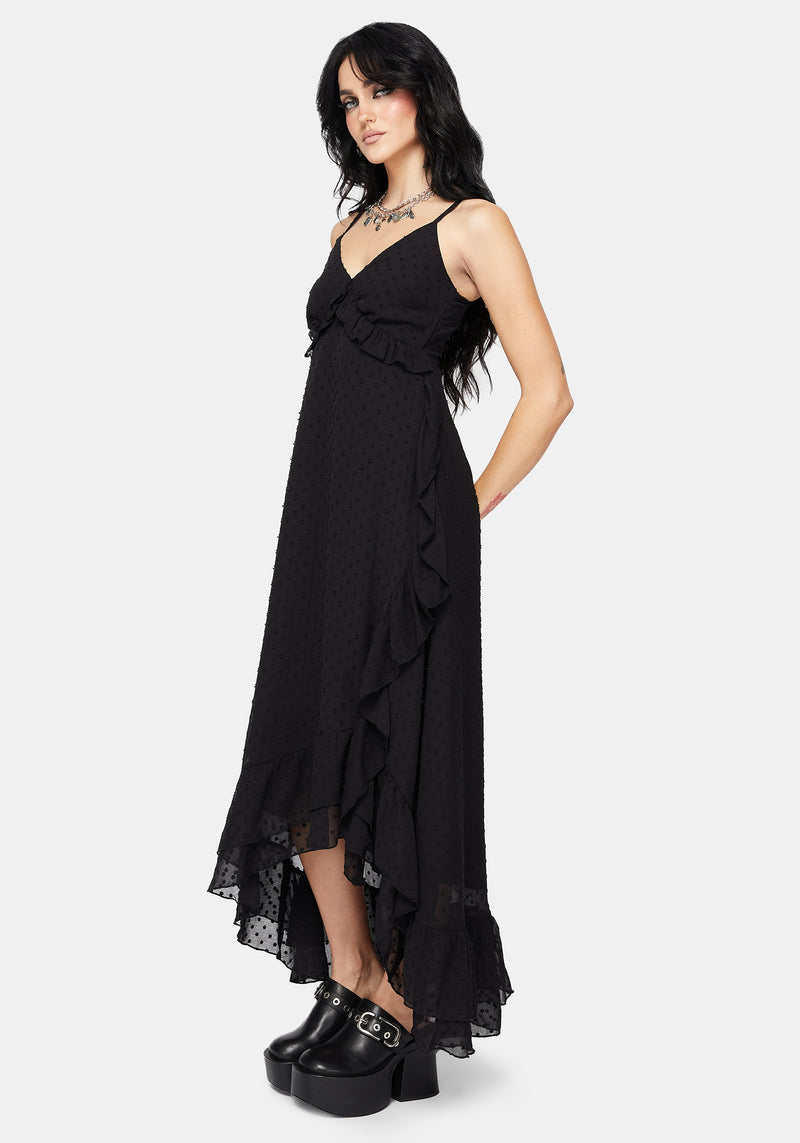 Reck Dobby Frill Cami Gown