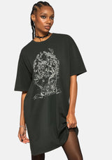 Merunicorn Enchanted Forest Printed Tee Dress
