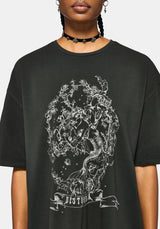 Merunicorn Enchanted Forest Printed Tee Dress