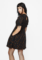 Elura Celestial Print Mini Dress