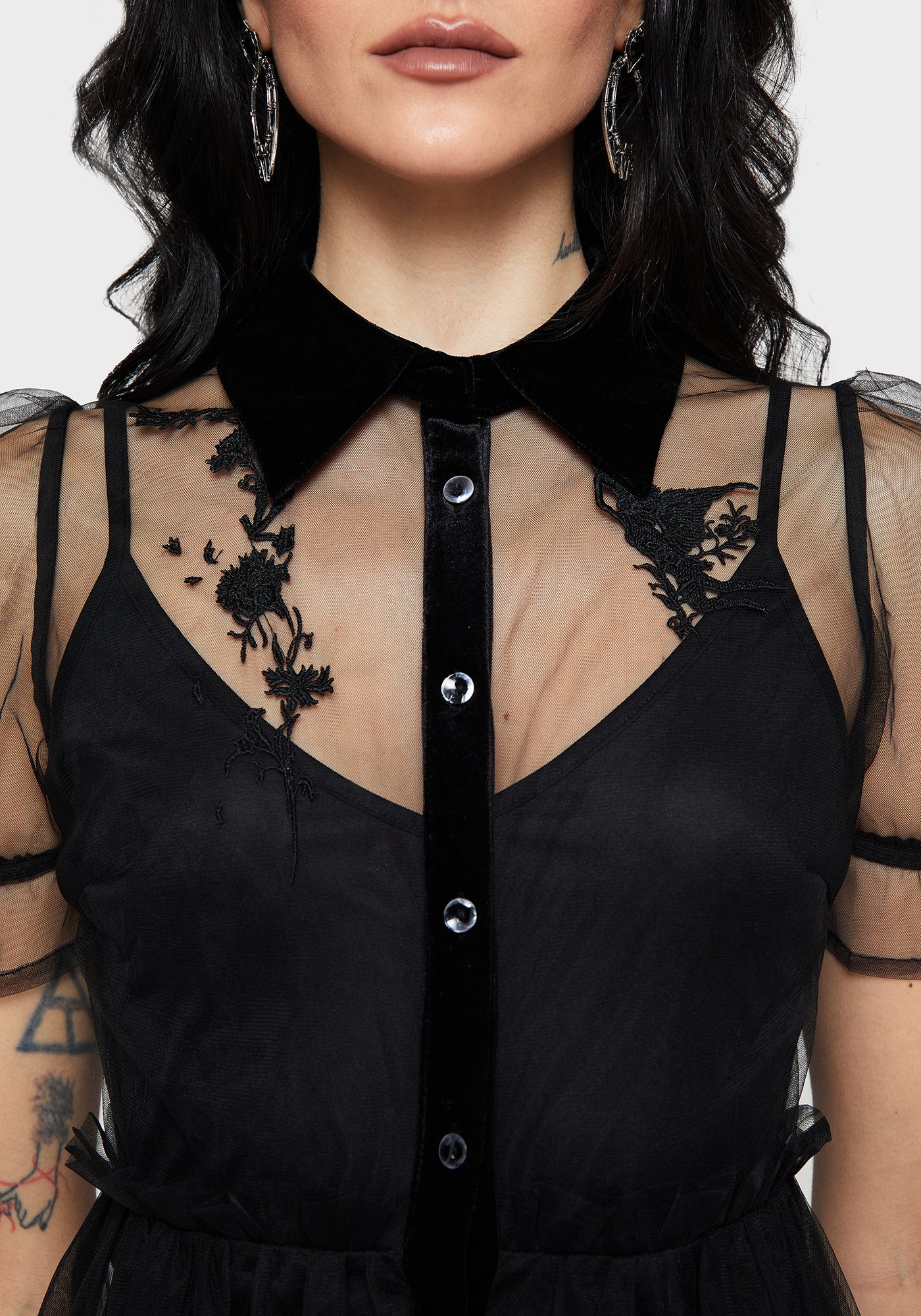 acka tulle shirring blouse \u2013 TULLE Acka Sleeves: Women\u0027s 
