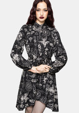 Trinity Moon Tiered Button Up Mini Shirt Dress