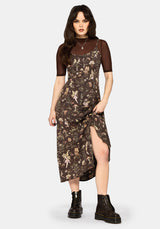 Faela Fairy  Button Down Cami Midaxi Dress