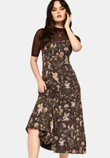 Faela Fairy  Button Down Cami Midaxi Dress