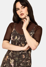 Faela Fairy  Button Down Cami Midaxi Dress