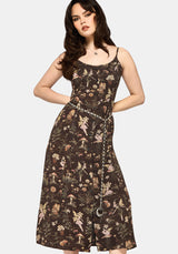 Faela Fairy  Button Down Cami Midaxi Dress