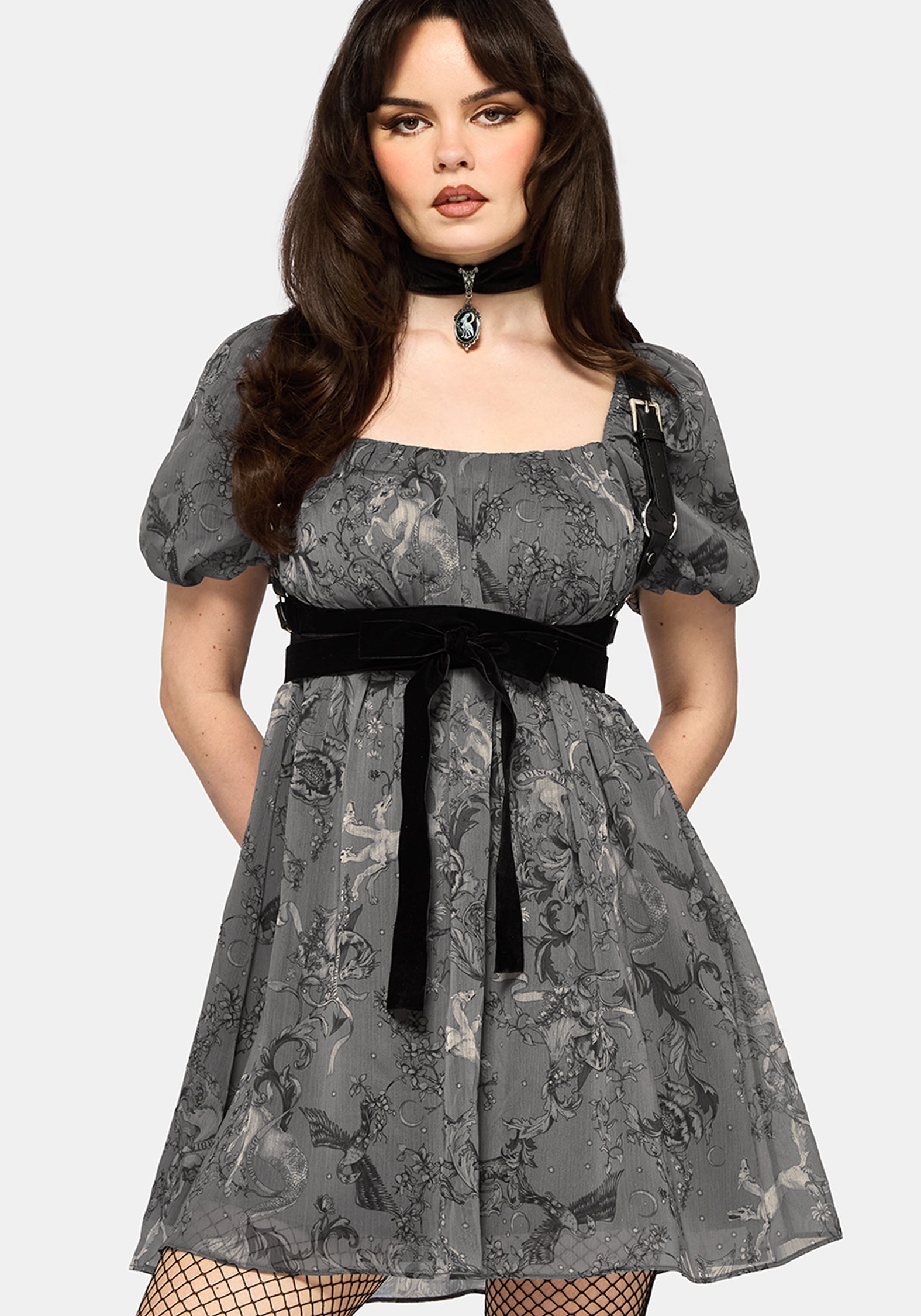 Merunicorn Enchanted Forest Mini Dress