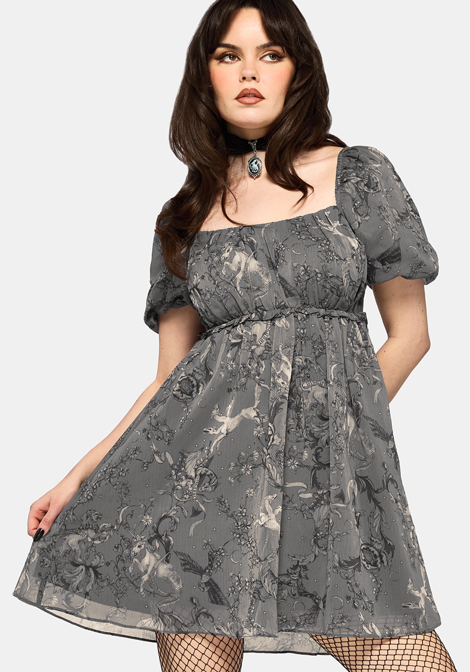 Merunicorn Enchanted Forest Mini Dress – Disturbia